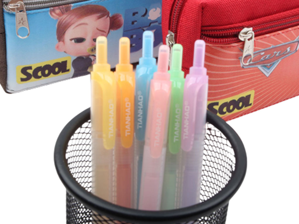 ماژیک هایلایت فشاری 6 رنگ