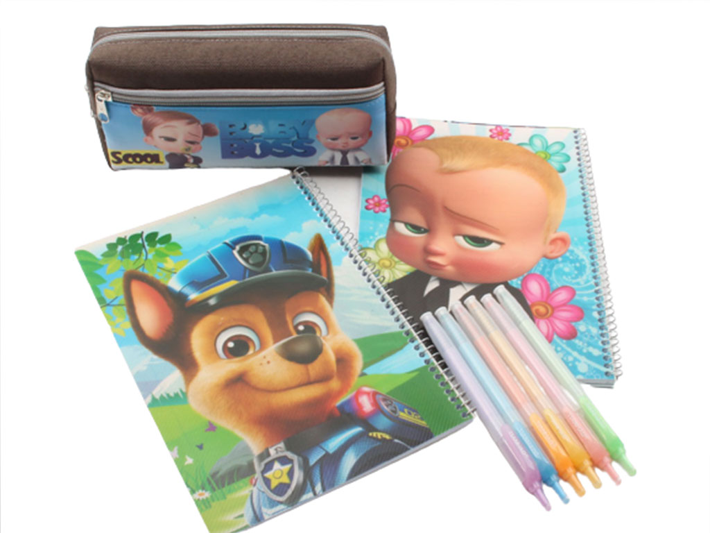 دفتر مشق سیمی 50 برگ طلقی فانتزی