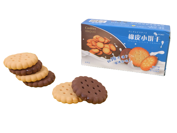 پاک کن 6 عددی فانتزی طرح بیسکوییت