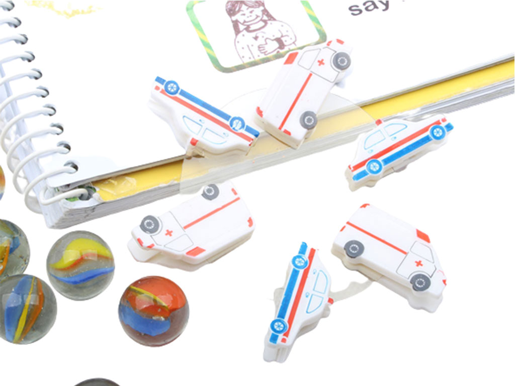 گیره پلاستیکی فانتزی 6 عددی (تنوع طرح)