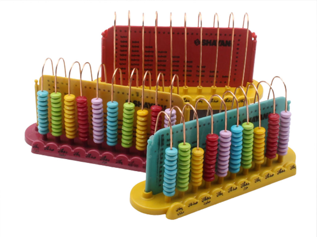 چرتکه آموزشی 10 ستون