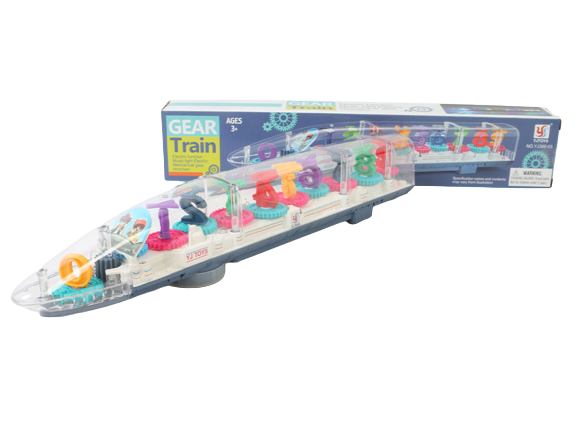 ترن اعداد چرخ دنده ای موزیکال و چراغدار اسباب بازی