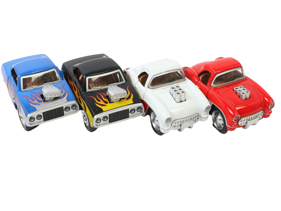 ماشین فلزی عقب کش اسباب بازی طرح کلاسیک