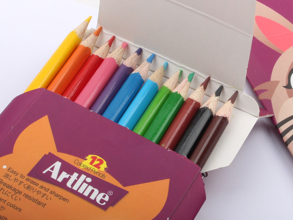 مداد رنگی 12 رنگ Artline