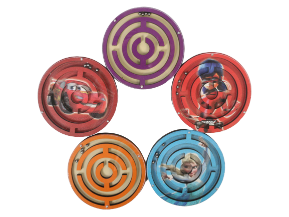 بازی فکری ماز مدل دایره (پیچ در پیچ کفشدوزک)