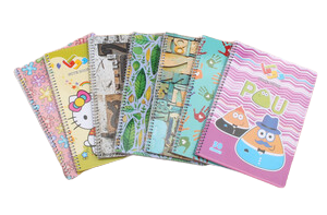 دفتر سیمی 50 برگ زبان (4 خط)