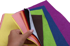 نمد رنگی (10 عددی)