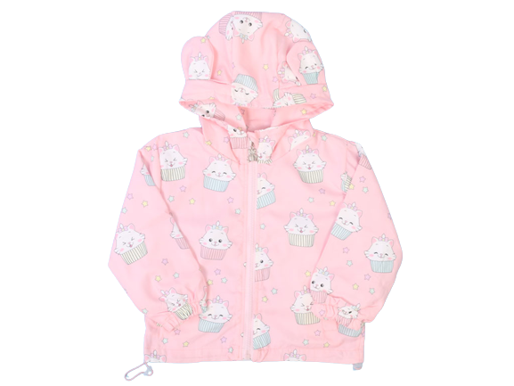 بارانی دخترانه طرح گربه