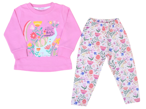 بلوز و شلوار راحتی دخترانه کیدومکس kido max