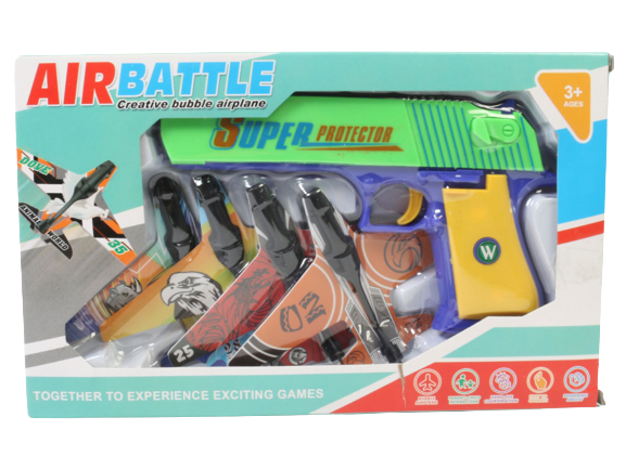 تفنگ اسباب بازی مدل هواپیما پرتاب کن