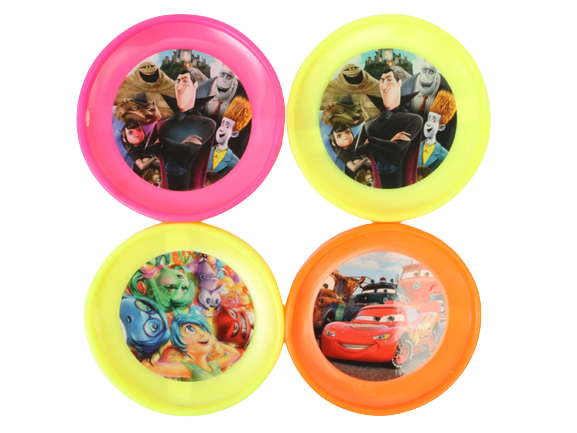 اسباب بازی چسبونک بشقابی طرح دار