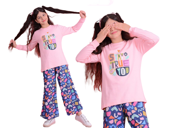 بلوز و شلوار راحتی دخترانه کیدومکس kido max