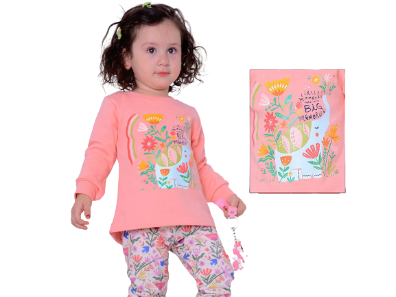 بلوز و شلوار راحتی دخترانه کیدومکس kido max