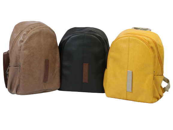 کوله پشتی چرم دخترانه