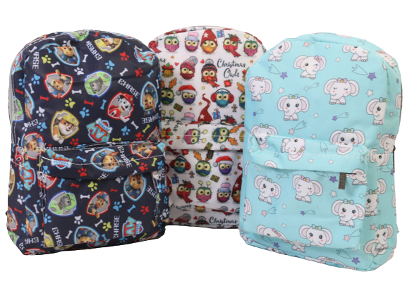 کوله پشتی طرح دار بچه گانه مدل فانتزی