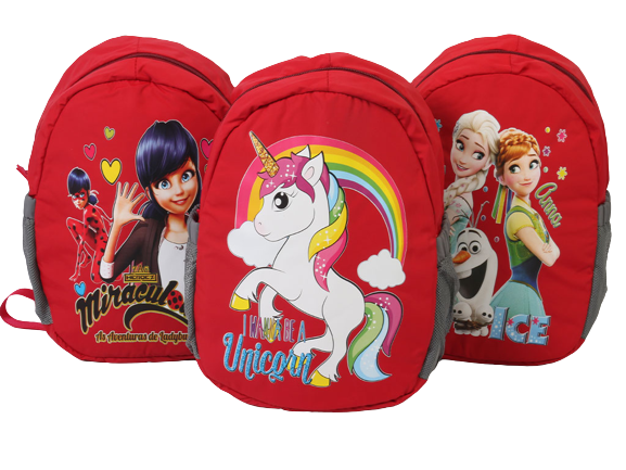 کوله پشتی دخترانه فانتزی طرح دار