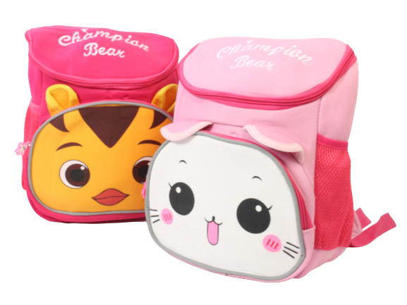 کوله پشتی دخترانه فانتزی با گوش برجسته