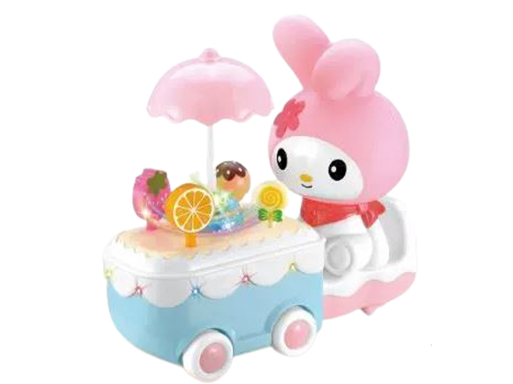 چرخ آبنبات فروشی موزیکال مدل خرگوش فروشنده