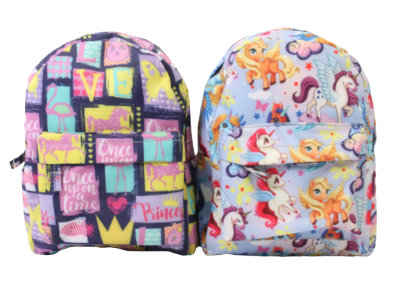 کوله پشتی دخترانه فانتزی طرح دار