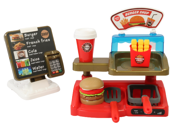 صندوق فروشگاهی و ست فست فود اسباب بازی