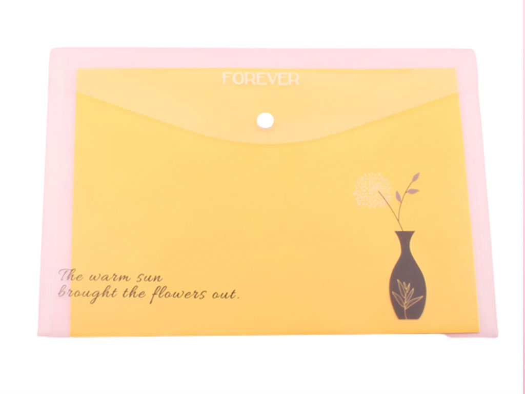 پوشه دکمه دار فانتزی A4 (تنوع طرح)