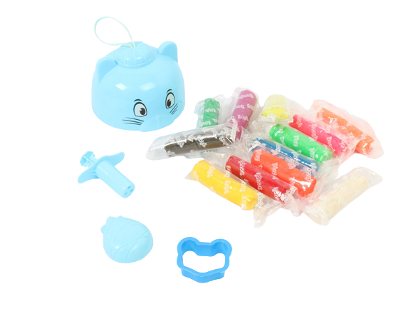 خمیر بازی 12 رنگ ظرف دار