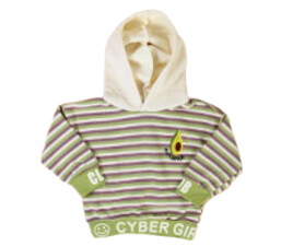 بلوز کلاهدار داخل مخمل kids