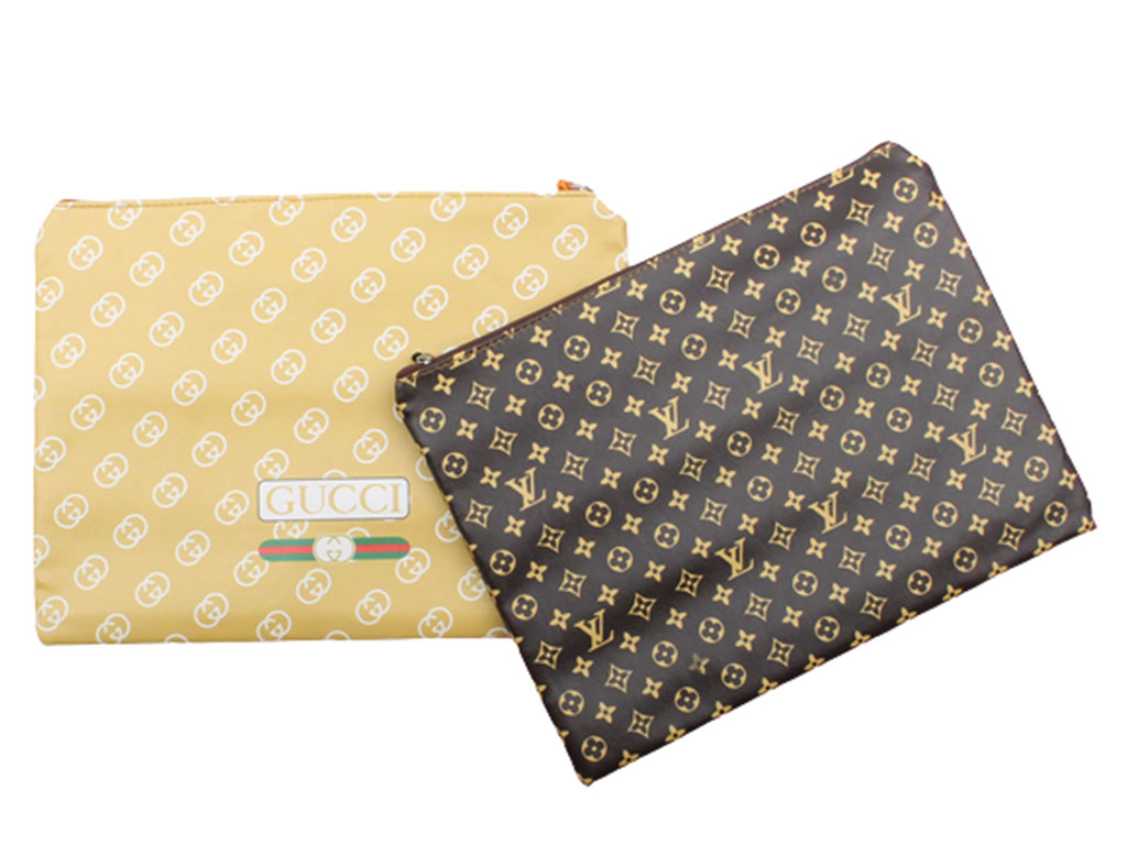 پوشه چرم زیپ دار A4 (تنوع طرح و رنگ)