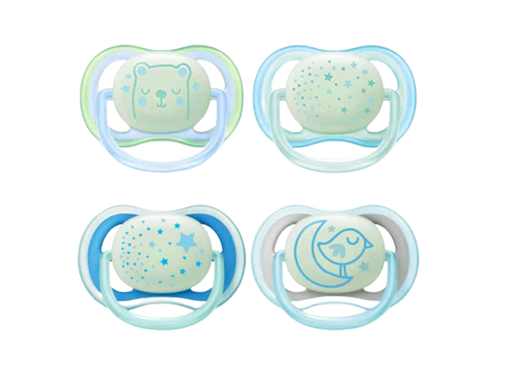 پستانک دوعددی Ultra air شب تاب اونت Avent