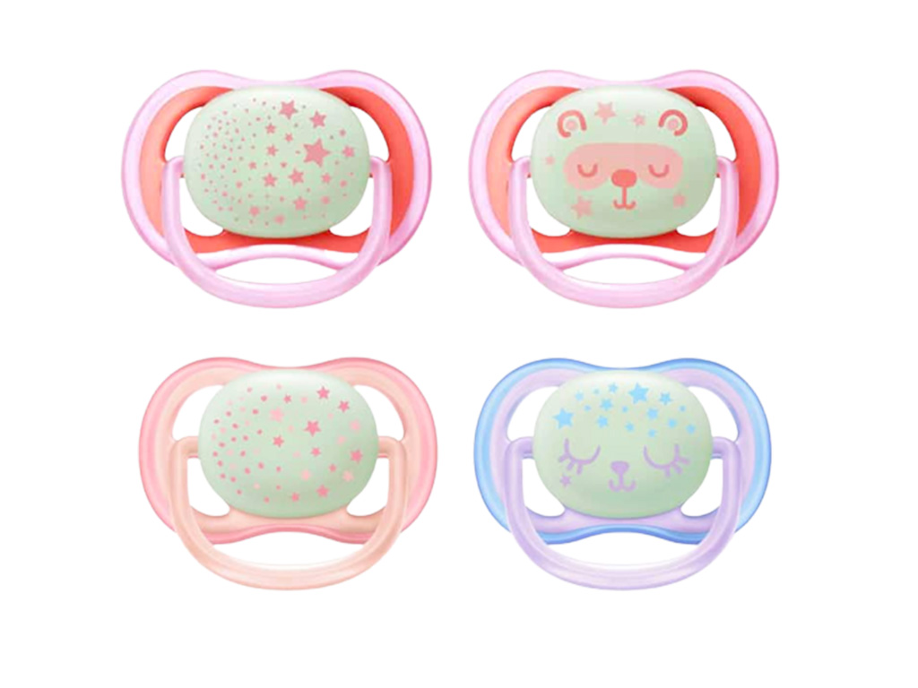 پستانک دوعددی Ultra air شب تاب اونت Avent