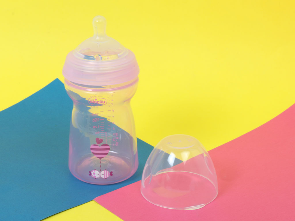 شیشه شیر ضد نفخ نوزادی مدل Natural Feeling
