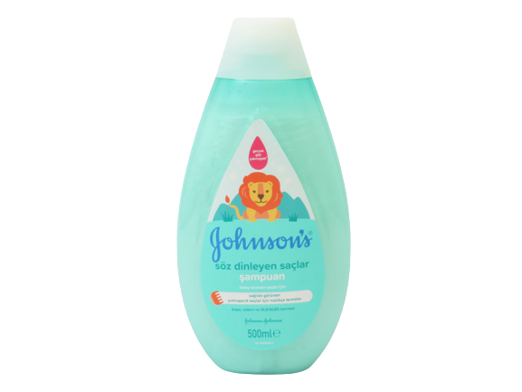 شامپو نرم کننده مو سر و گره باز کن مخصوص مو های فر  بچه جانسون johnsons