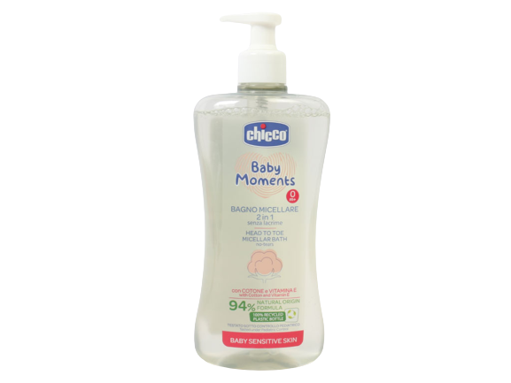 شامپو سروبدن کودک میسلار چیکو chicco حجم 500 میل