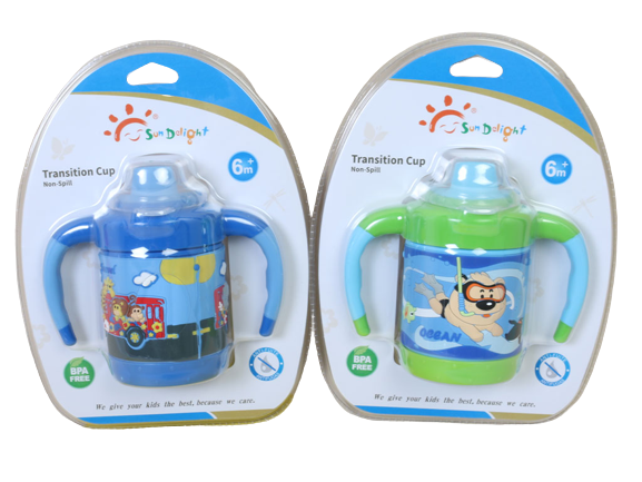 لیوان ضد چکه نوزادی پسرانه سان دلایت sun delight