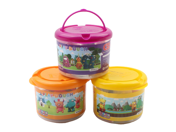 خمیر بازی سطلی 12 رنگ CBS