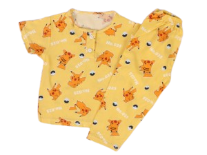 تیشرت و شلوار راحتی پسرانه طرح پوکمن bamshi