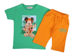 تیشرت و شلوارک با طرح میکی موس puzzle