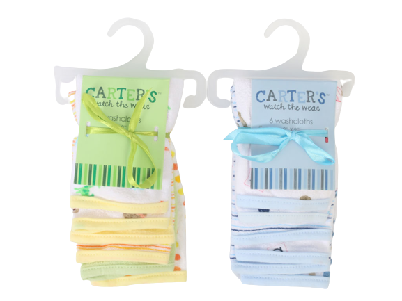 حوله دست و صورت 6 عددی نوزادی کارترز carters