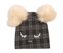 کلاه چهارخانه دودی