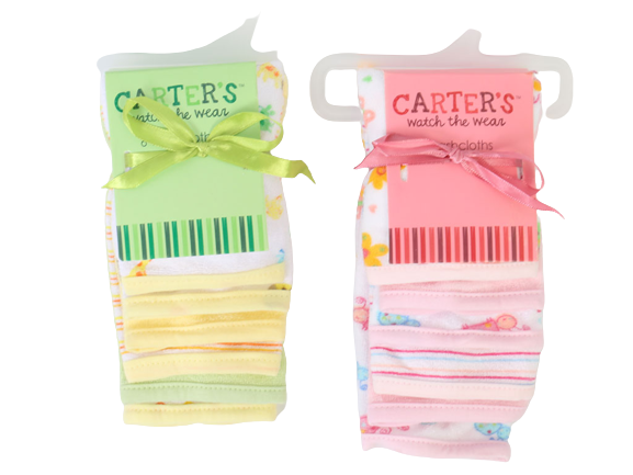 حوله دست و صورت 6 عددی نوزادی دخترانه کارترز carters