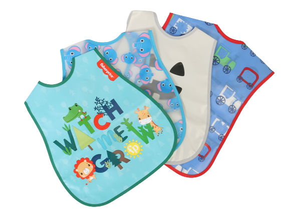 پیشبند نوزادی طرحدار و جیب دار