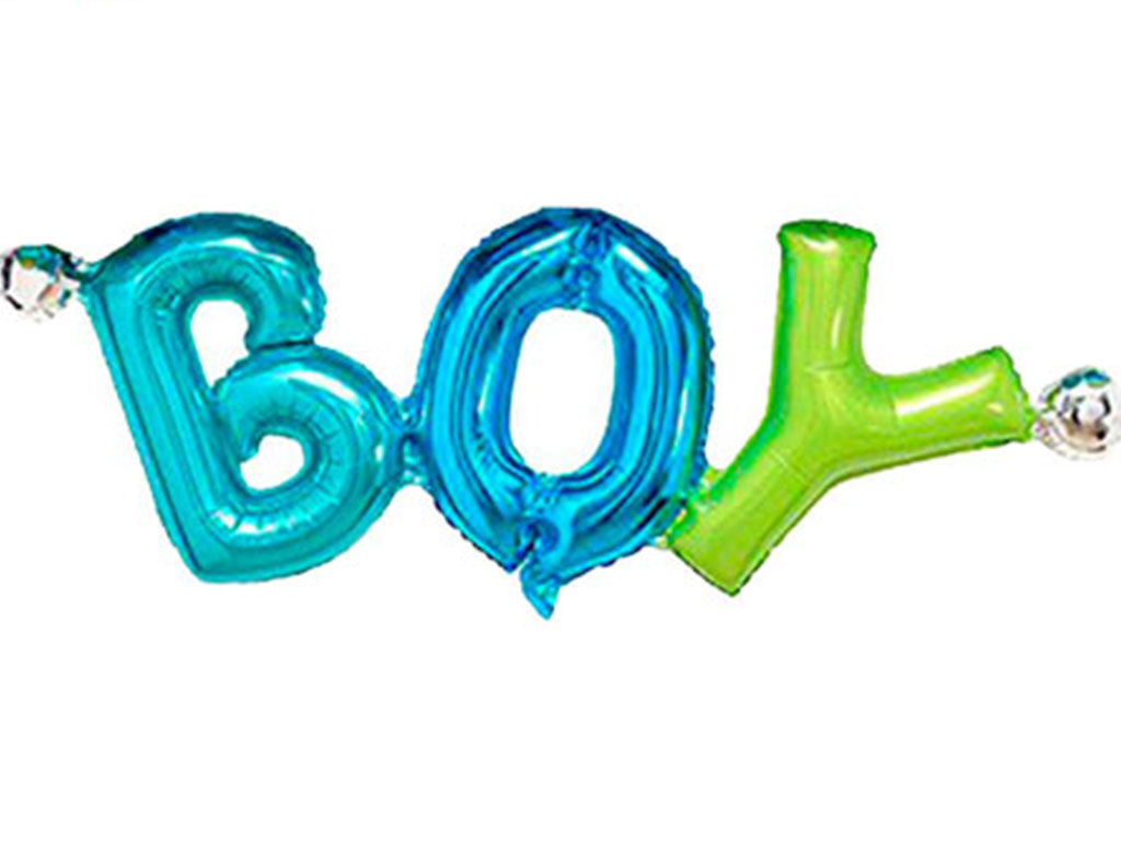 بادکنک سه تکه فویلی Boy