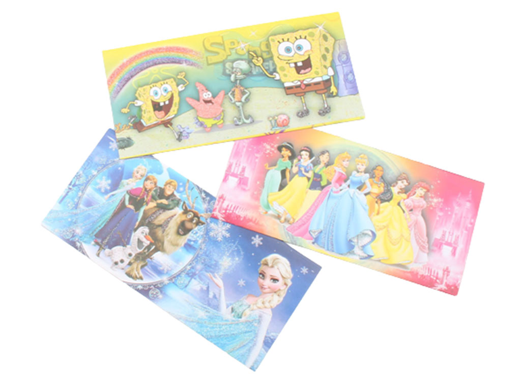 پاکت پول کارتونی (3 عددی/دارای تنوع طرح بالا)