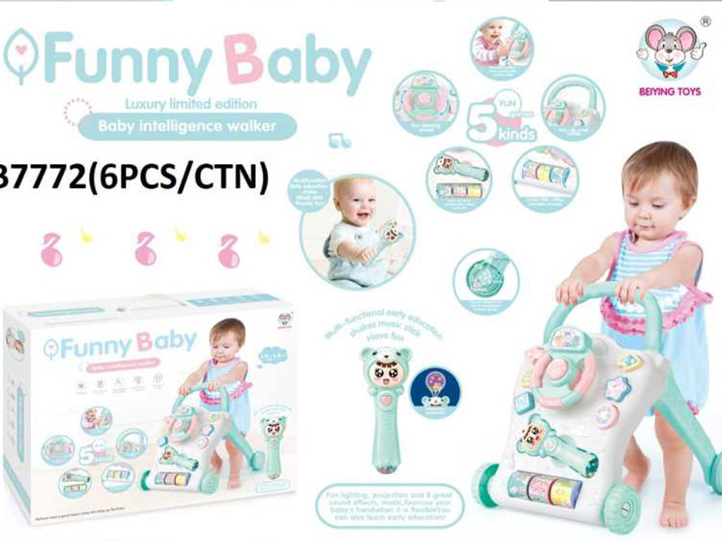 واکر موزیکال کودک اسباب بازی بیانگ تویز beiying toys