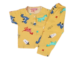 تیشرت و شلوار راحتی نخی نوزادی bamshi