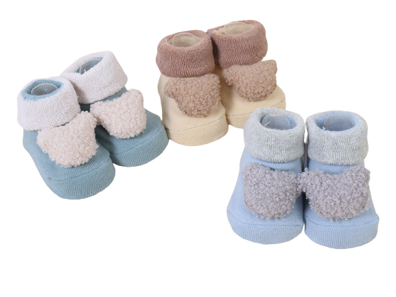 جوراب عروسکی جغجغه ای نوزادی پسرانه