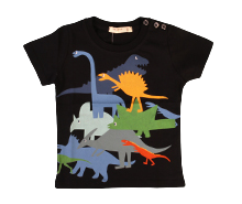 تیشرت طرح دایناسور breeze