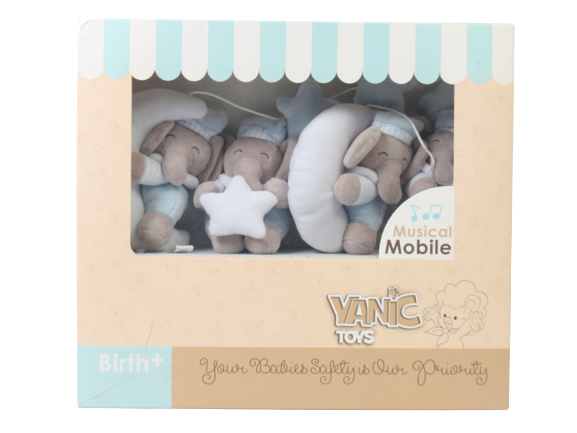 آویز تخت موزیکال نوزادی یانیک تویز yanic toys