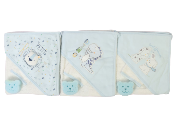 ست حوله نوزادی پسرانه سه تکه اکه بیبی eke baby