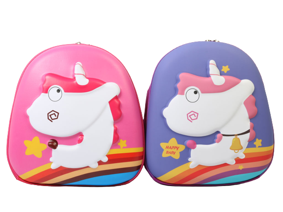 کوله پشتی دخترانه طرح اسب تک شاخ